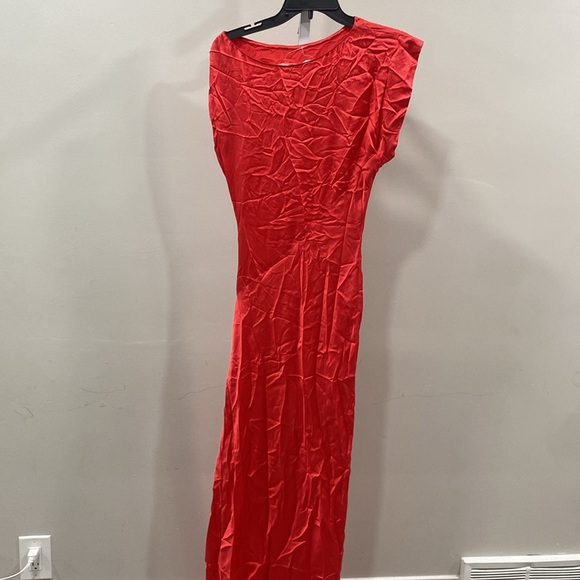 Amanda Uprichard Elroy Maxi Dress in Crimson - Picture 7 of 10